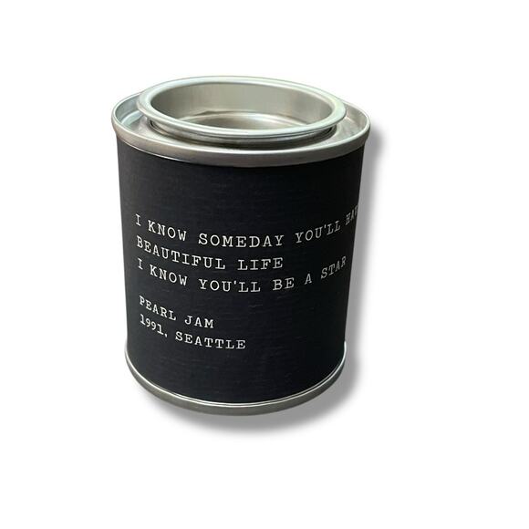 Sugarboo & Co Legends Pearl Jam 1991 Berlin Candle Beautiful Life Star Gray 3 oz - Picture 4 of 9